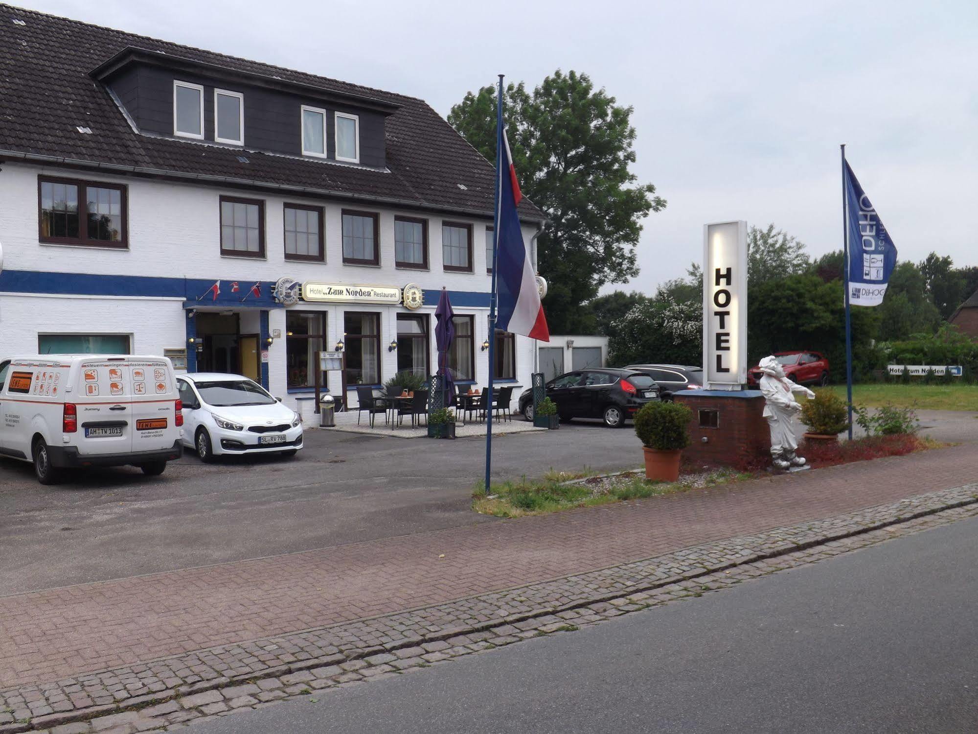 Landgasthof "Hotel Zum Norden" Jagel Exterior photo